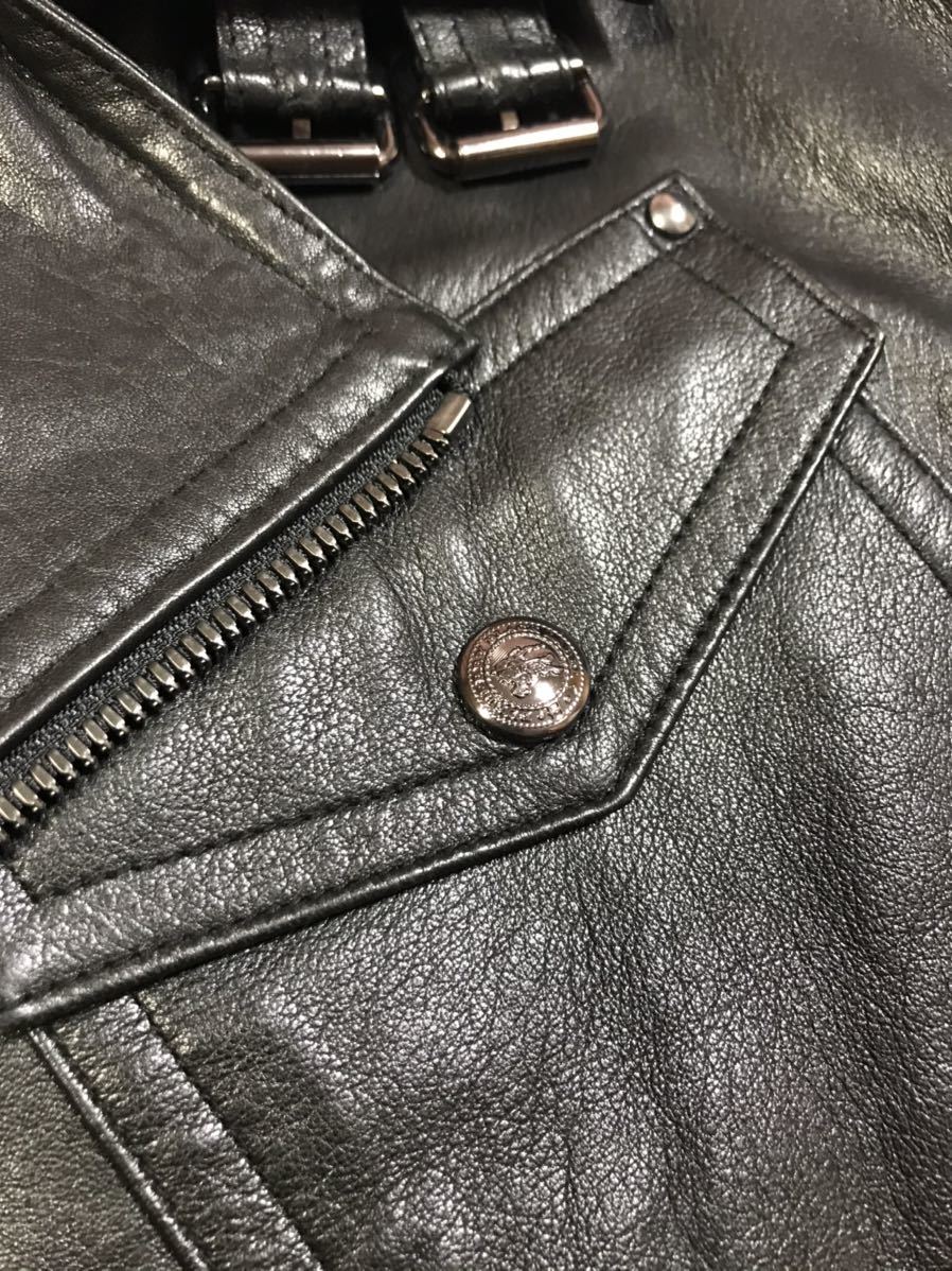 BLACK LABEL バーバリーブラックレーベル ラムレザー レザージャケット
