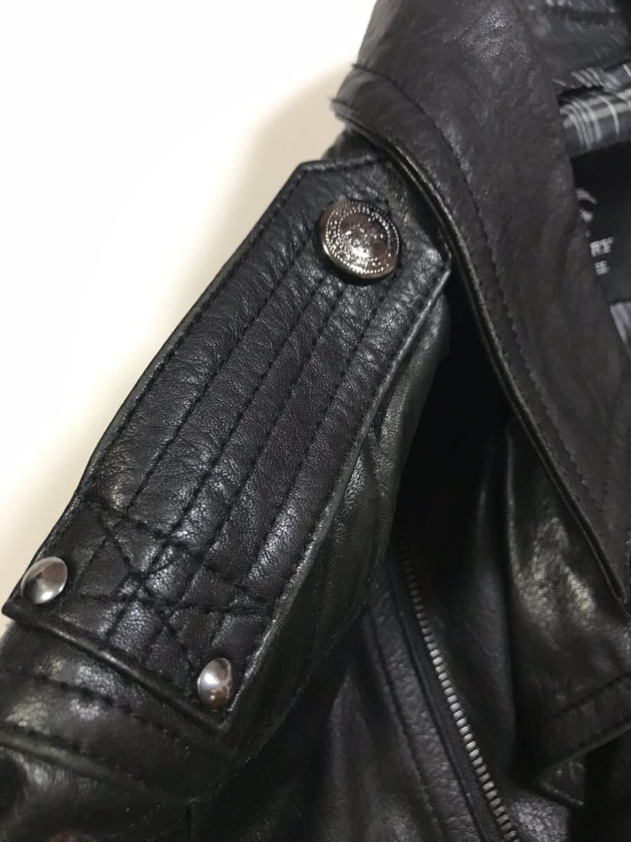 BLACK LABEL バーバリーブラックレーベル ラムレザー レザージャケット