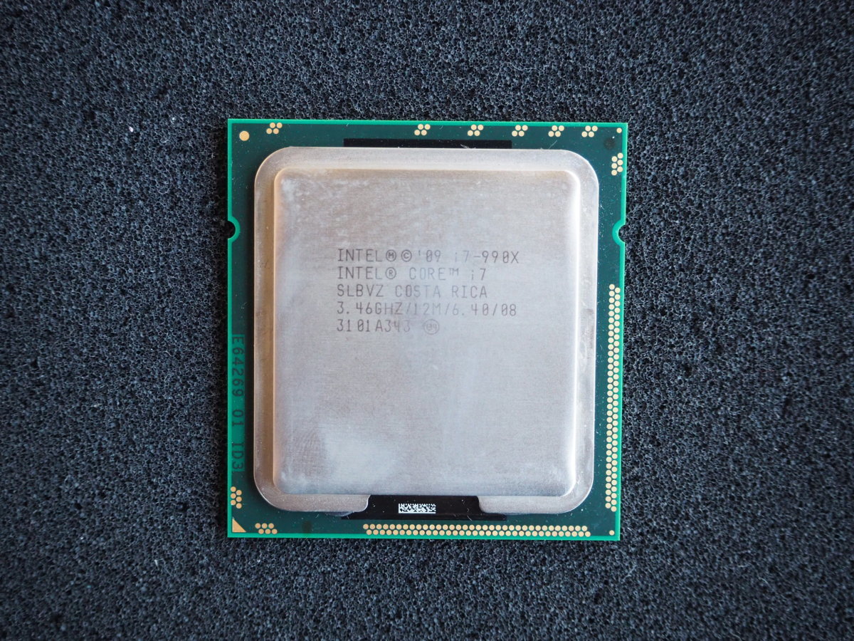 Y295】CPU☆Core i7-990X/3.46GHz Bios起動確認済み
