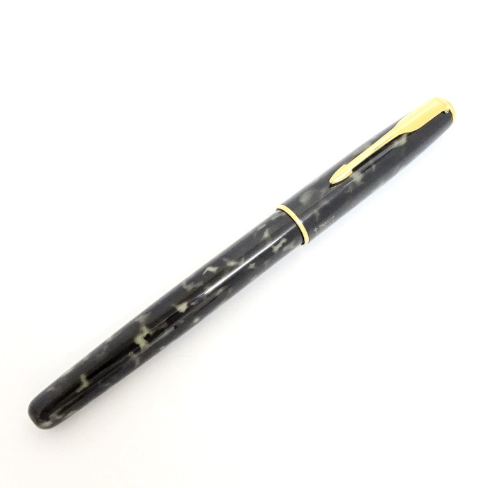 文房具 PARKER パーカー ソネット ブルーマーブル 万年筆 ペン先 18K