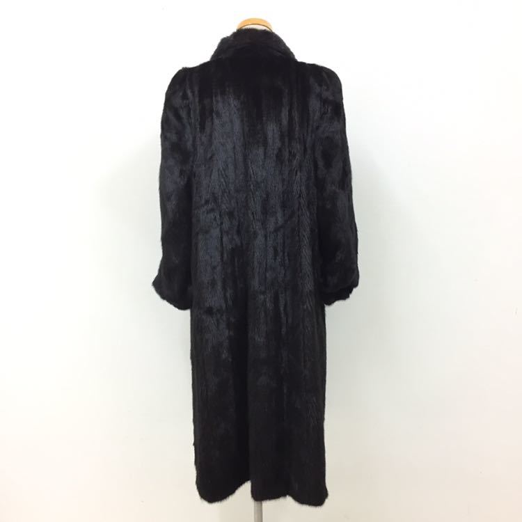 M48 高級 本毛皮 SAGA MINK サガミンク MINK ミンク ロングコート 