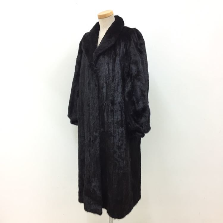 M48 高級 本毛皮 SAGA MINK サガミンク MINK ミンク ロングコート 
