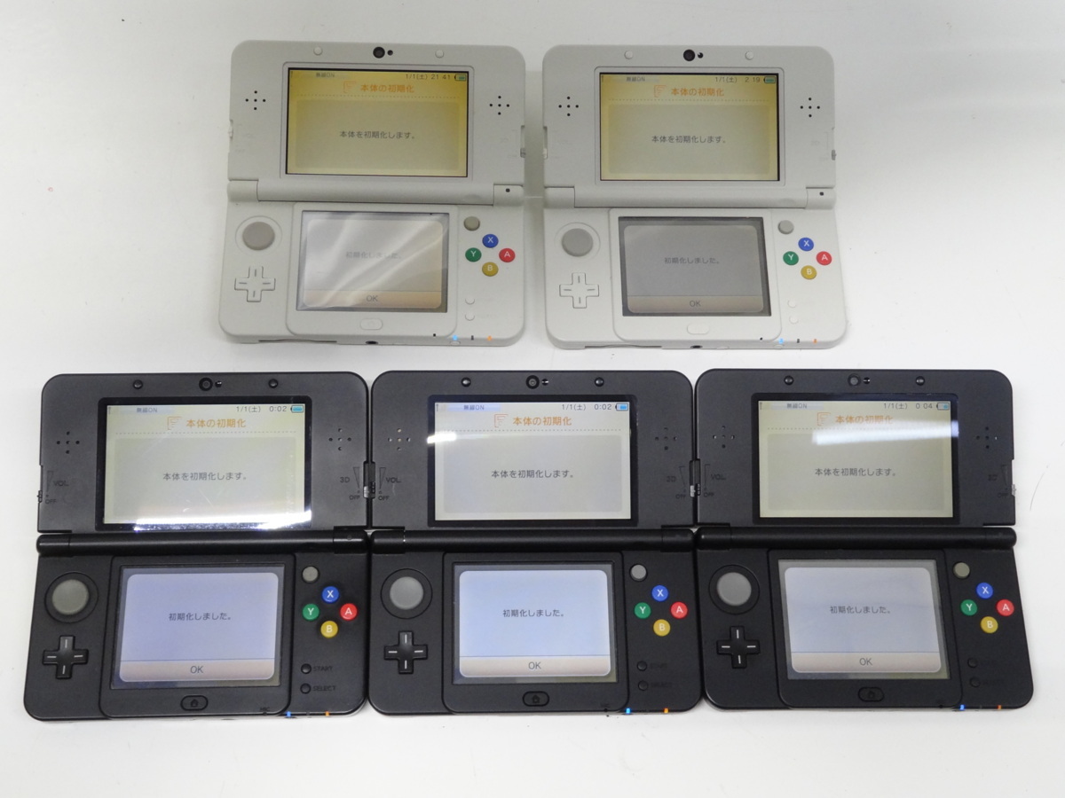 Zこ2927 任天堂 new NINTENDO 3DS 中古 new ニンテンドー 3DS 5台
