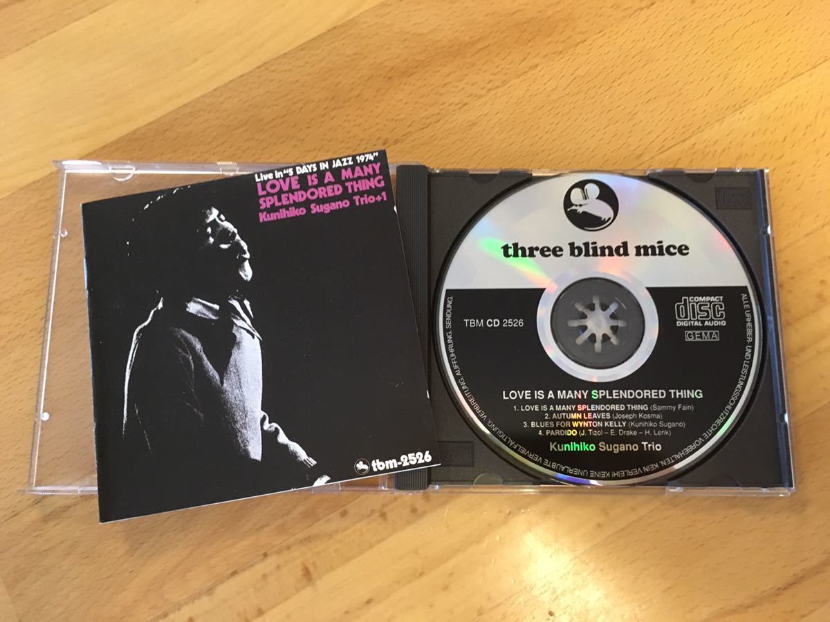100%新品，新作登場 西独盤 菅野邦彦／慕情／ Made in West Germany 西ドイツ／Kunihiko Sugano／Three Blind Mice TBM CD 2526(ジャズ一般)｜売買されたオークション情報、yahooの商品情報をアーカイブ公開 - オークファン ジャズ一般