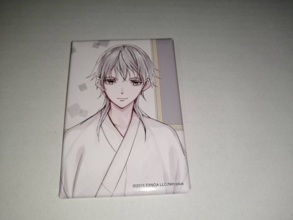 刀剣乱舞 鶴丸国永 絵巻 スクエア缶バッジ : 鶴丸 とうらぶ 国永 祝画