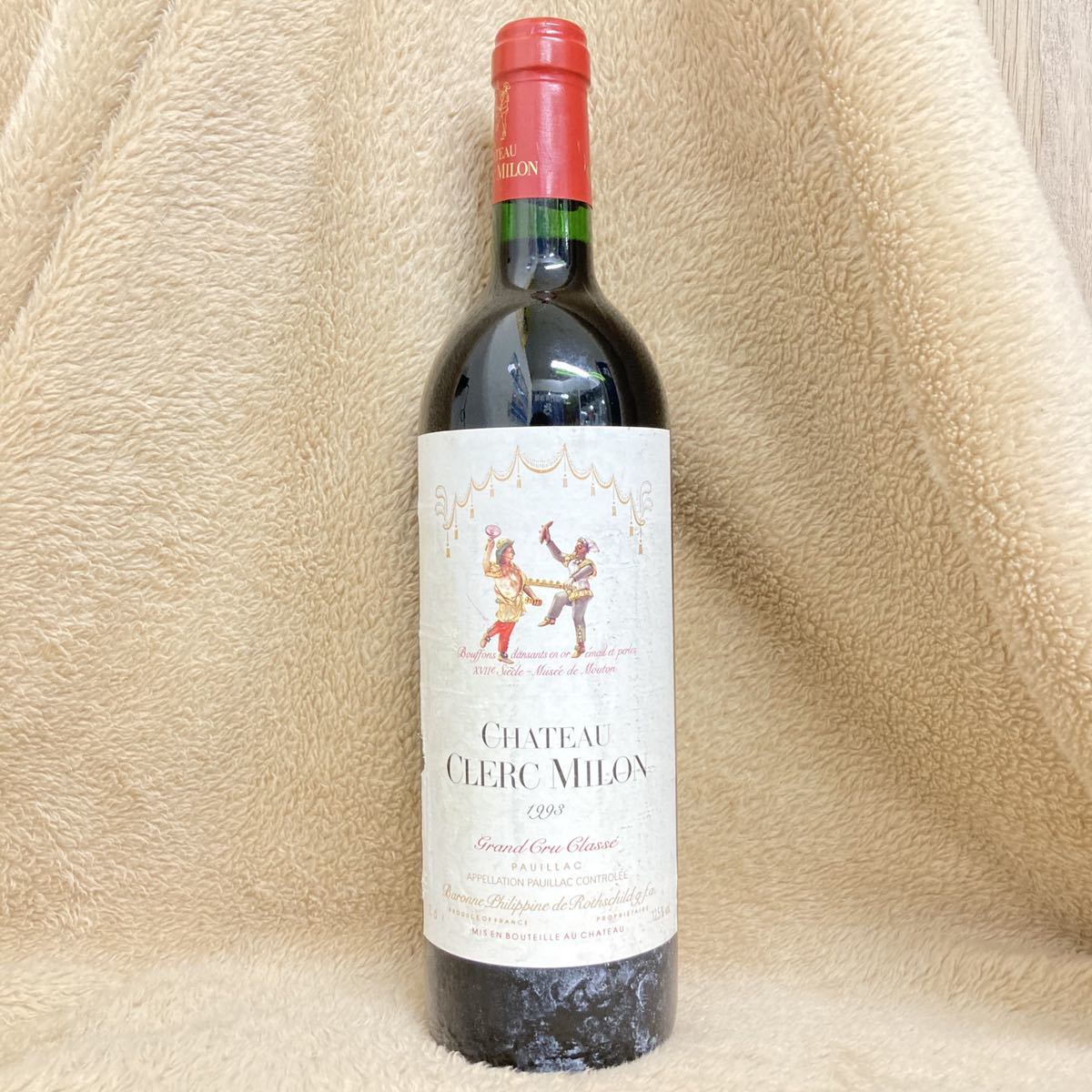 SALE，爆買い 未開栓 CHATEAU CLERC MILON シャトークレールミロン 1993年 750ml 14%未満 赤 ワイン アルコール お酒 コレクション(ポイヤック)｜売買されたオークション情報、yahooの商品情報をアーカイブ公開 - オ 赤