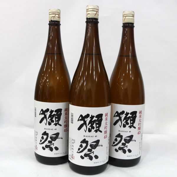限定SALE，お買い得 3本セット/獺祭 純米大吟醸 45 16度 1800ml 製造20.08 X20I010024(セット、詰め合わせ)｜売買されたオークション情報、yahooの商品情報をアーカイブ公開 - オークファン セット、詰め合わせ
