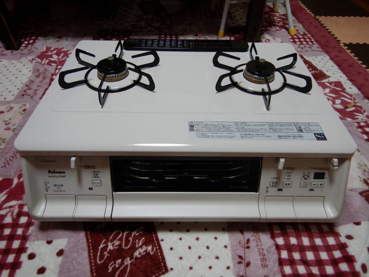 パロマ〇二口ガスコンロ〇都市ガス◯エブリシェフ◯IC-360WA-R◯
