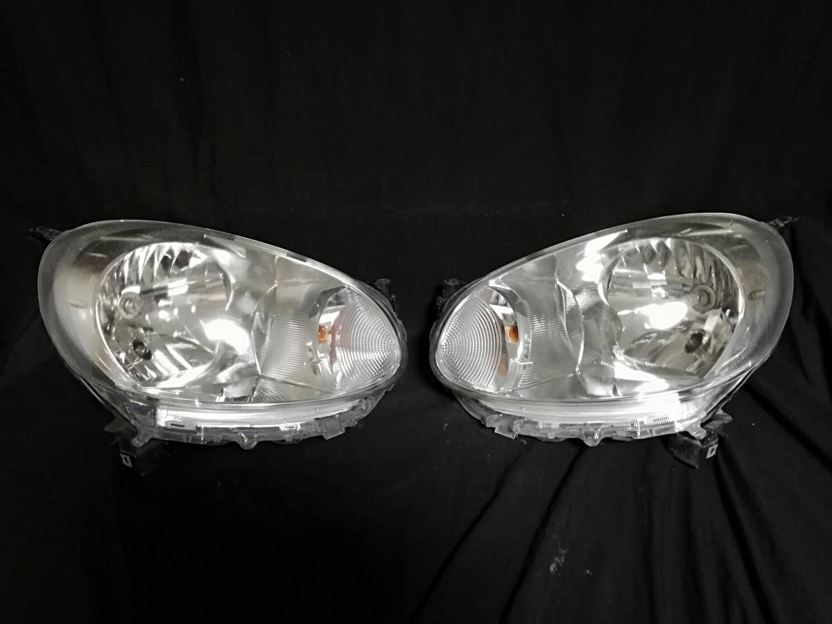 1349 K13 マーチ 日産 レベライザー付 ハロゲンヘッドライト左右セット