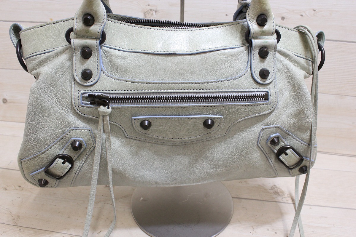 BALENCIAGAバレンシアガ ザ・ファースト103208 アイスブルー 