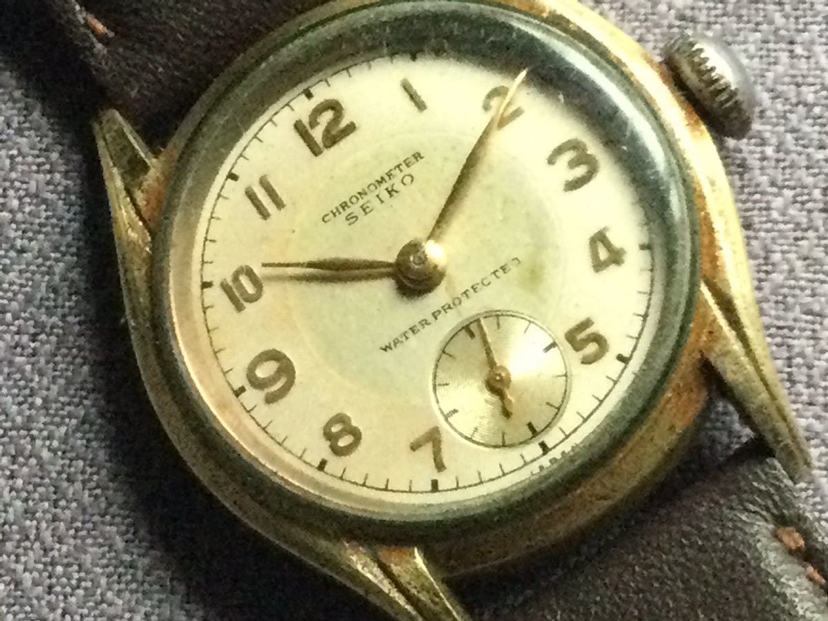精工舎 セイコー クロノメーター - アラビア 稼働品精工舎 CHRONOMETER 