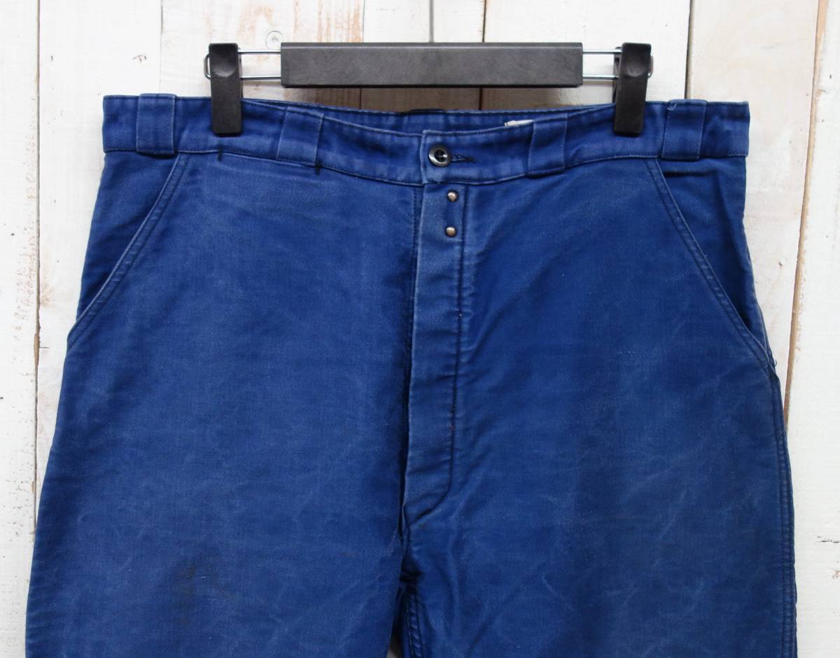 70s LE MONT SAINT MARTIN フレンチワークパンツ L相当 大人気，大得価 VINTAGE ヨーロッパ古着 ＊フランス 1960'S ＊Le mont