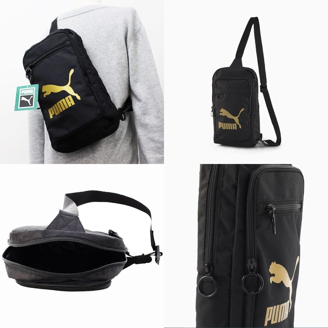 プーマ Puma 使いやすさ 機能的 フロントロゴ ボディバッグ ショルダーバッグ 鞄 Bag かばん バッグ 黒 n 六 Qwer かばん バッグ 売買されたオークション情報 Yahooの商品情報をアーカイブ公開 オークファン Aucfan Com
