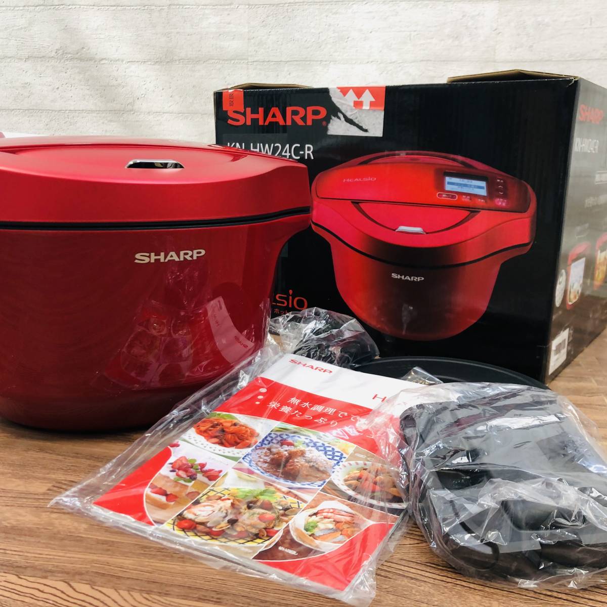 1円【美品 高年式】 2018年製 SHARP ヘルシオホットクック KN-HW24C- 1円【美品 高年式】 2018年製 SHARP ヘルシオホットクック KN-HW24C-