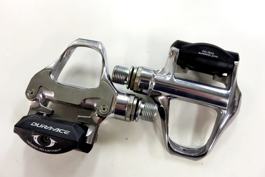  SHIMANO シマノ DURA-ACE デュラエース ビンディングペダル PD-7810 SPD-SL シルバー 左右セット 送料全国一律370円(ビンディングペダル)｜売買されたオークション情報、yahooの商品情報をアーカイブ ビンディングペダル