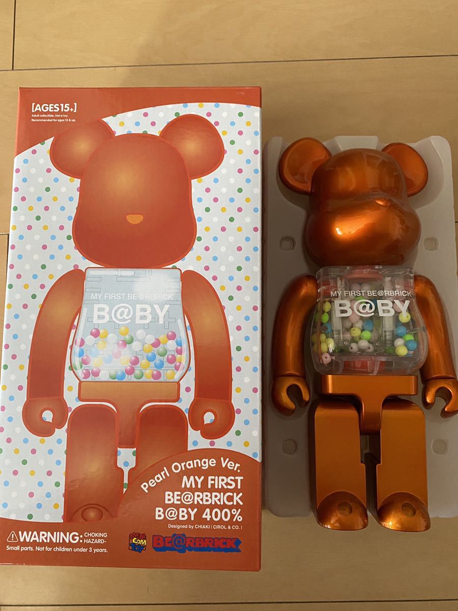 MY FIRST BE@RBRICK 400% オレンジ ベアブリック MY FIRST BE@RBRICK