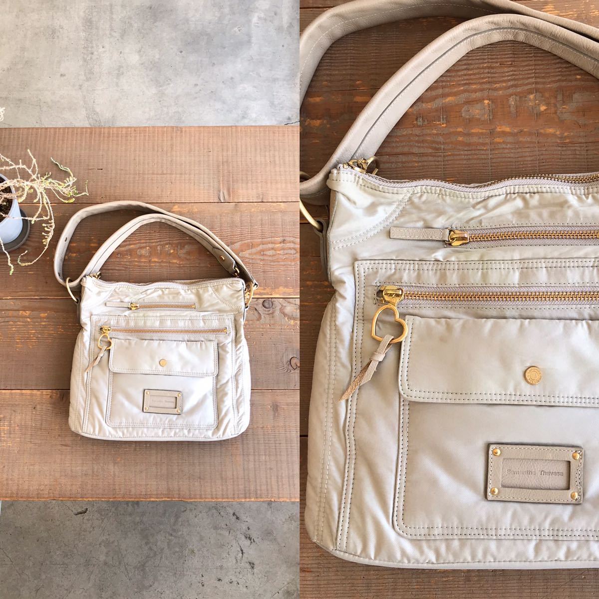 美品 Samantha Thavasa サマンサタバサ 2way トートバッグ 