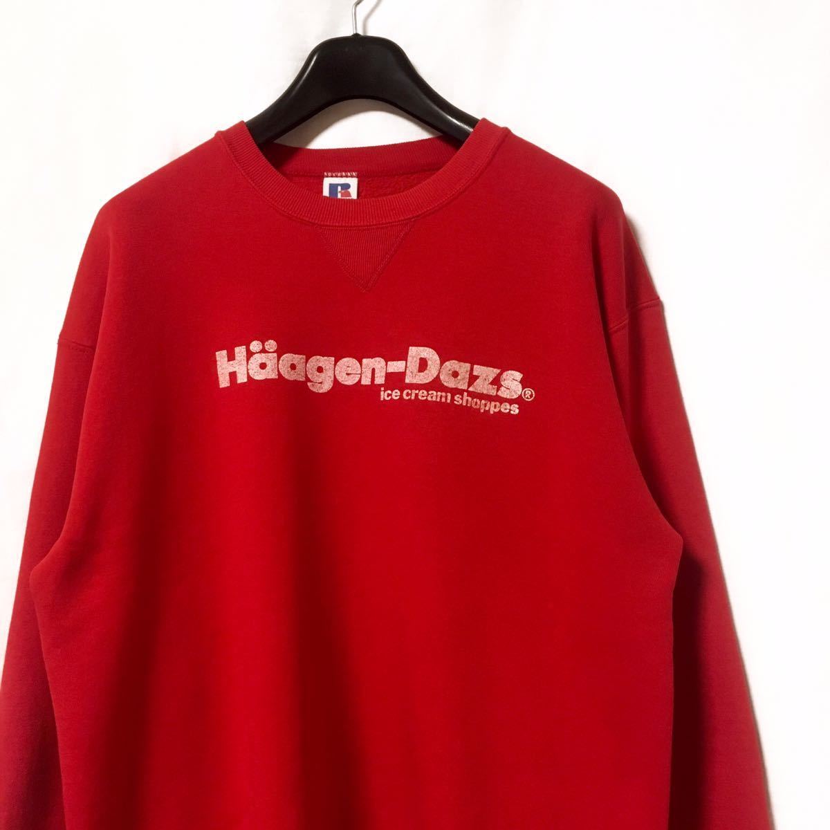80s USA製 Haagen Dazs ハーゲンダッツ ビンテージ スウェットシャツ 
