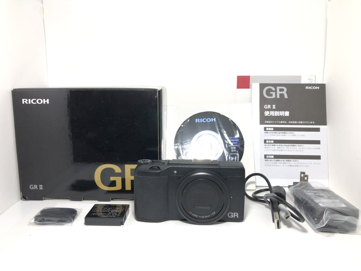 【美品】RICOH GRⅡ APS-Cサイズ シャッター回数2449回 GR RICOH デジタルカメラ GRⅡ ⁄ II｜イチオシ!デジタルカメラ｜カメラ