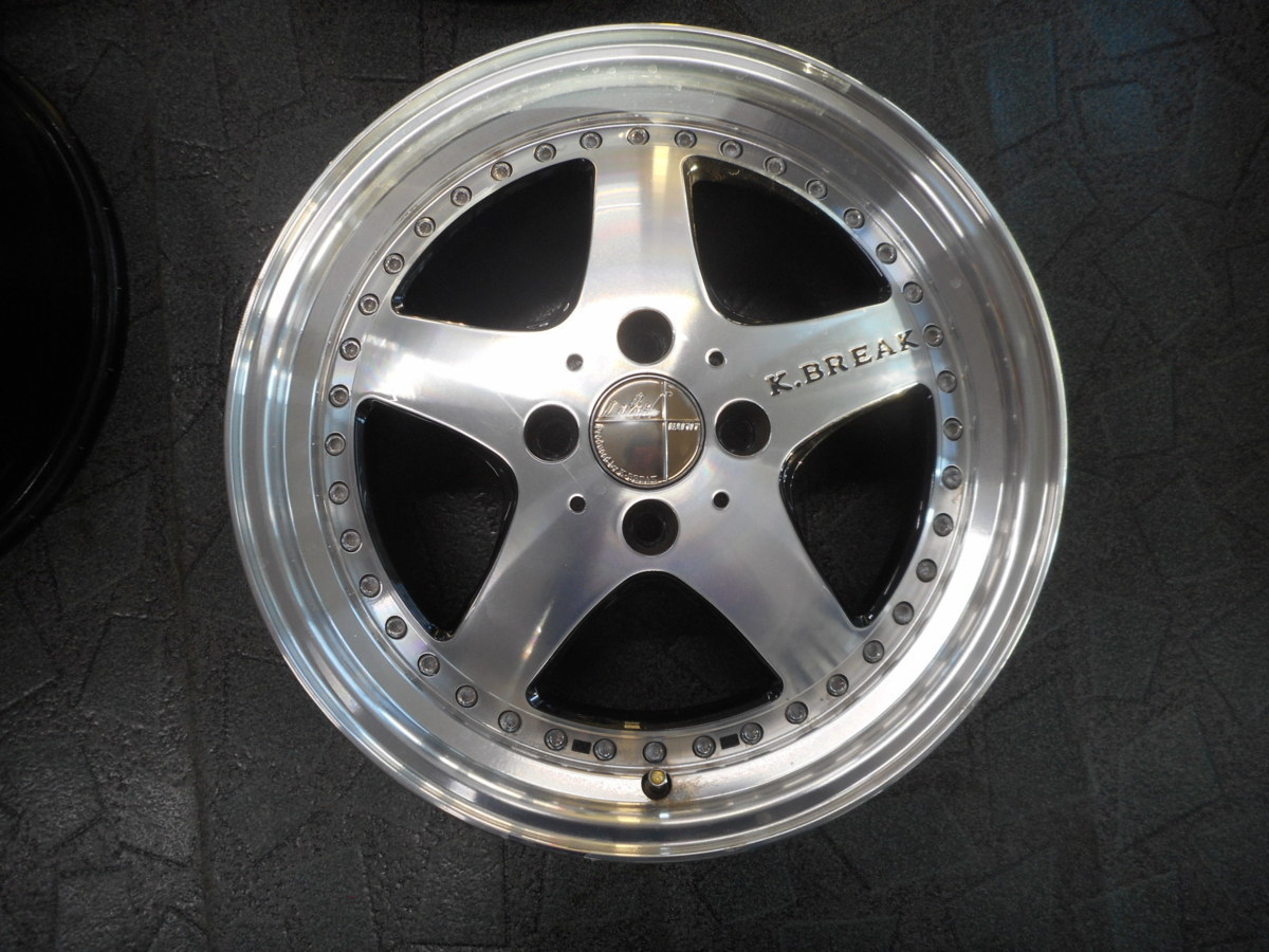 K-BREAK】Lilith S-ZERO1！5.5J×16 +45 PCD100-4穴☆4本[中古1605]ケー 