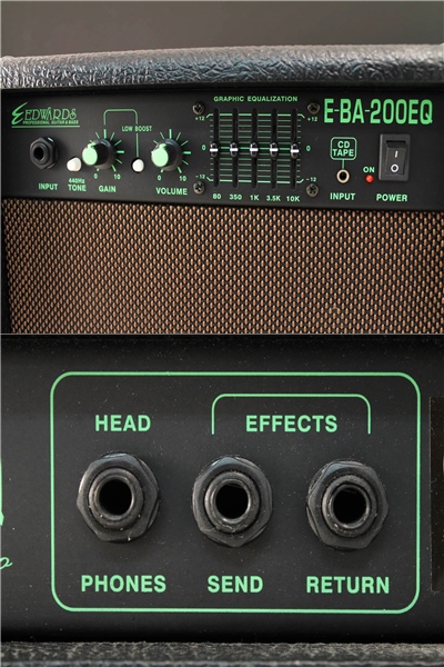 恵】EDWARDS E-BA-200EQ ベースギターアンプ イコライザー(パワー