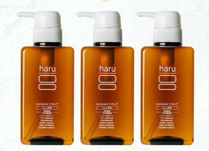 新品】haru kurokami スカルプシャンプー 3本 ハル シャンプー haru 3