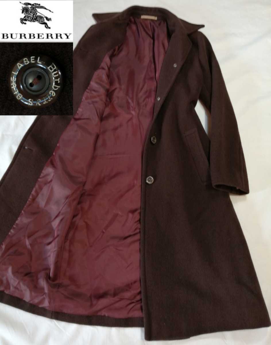 アンゴラ バーバリー コートの通販 BURBERRY（ロングコート）のフリマ