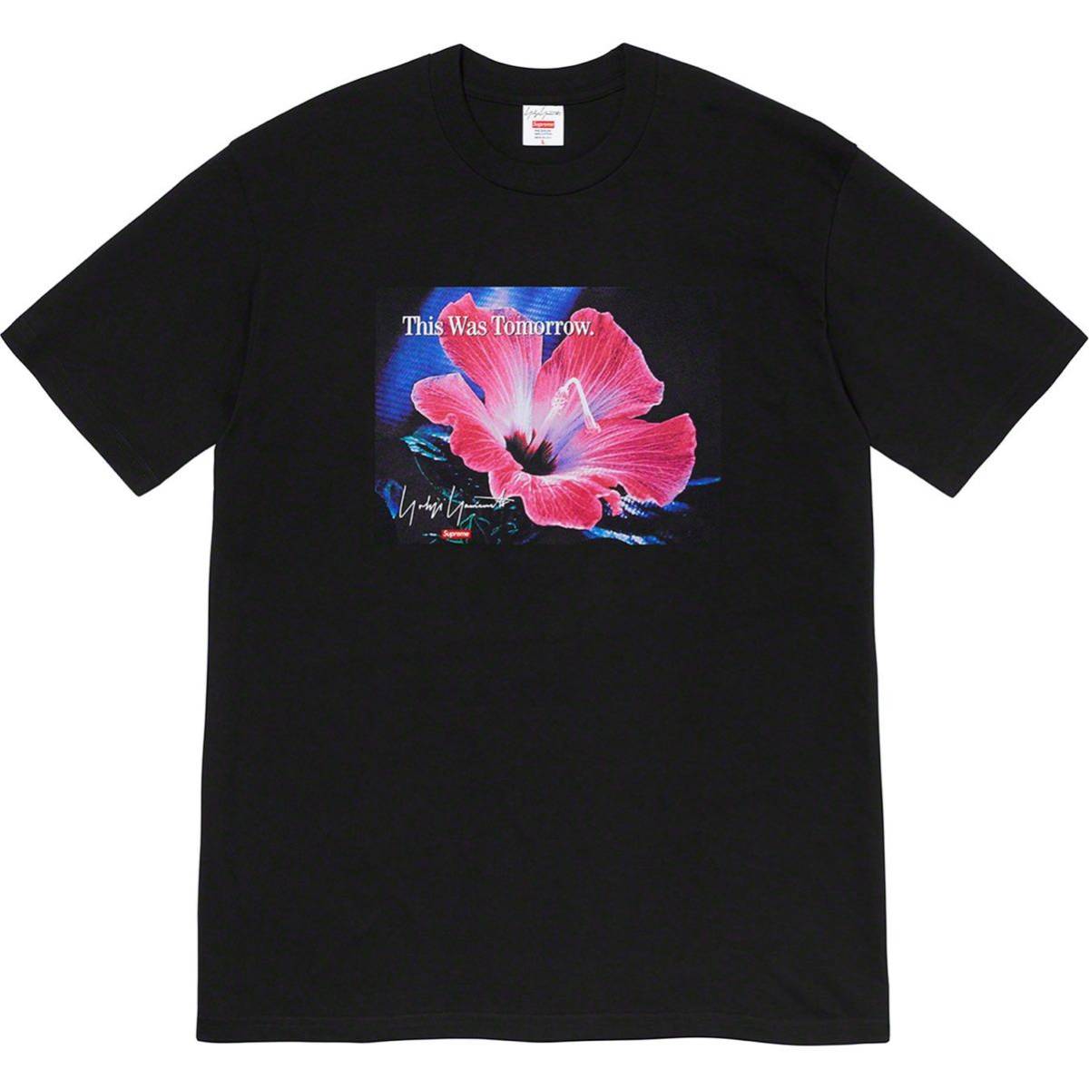 お買い得，限定SALE SUPREME Yohji Yamamoto This Was Tomorrow Tee Black Large/シュプリーム ヨウジ ヤマモトTシャツ(Lサイズ)｜売買されたオークション情報、yahooの商品情報をアーカイブ公開 - オークファン 男性用