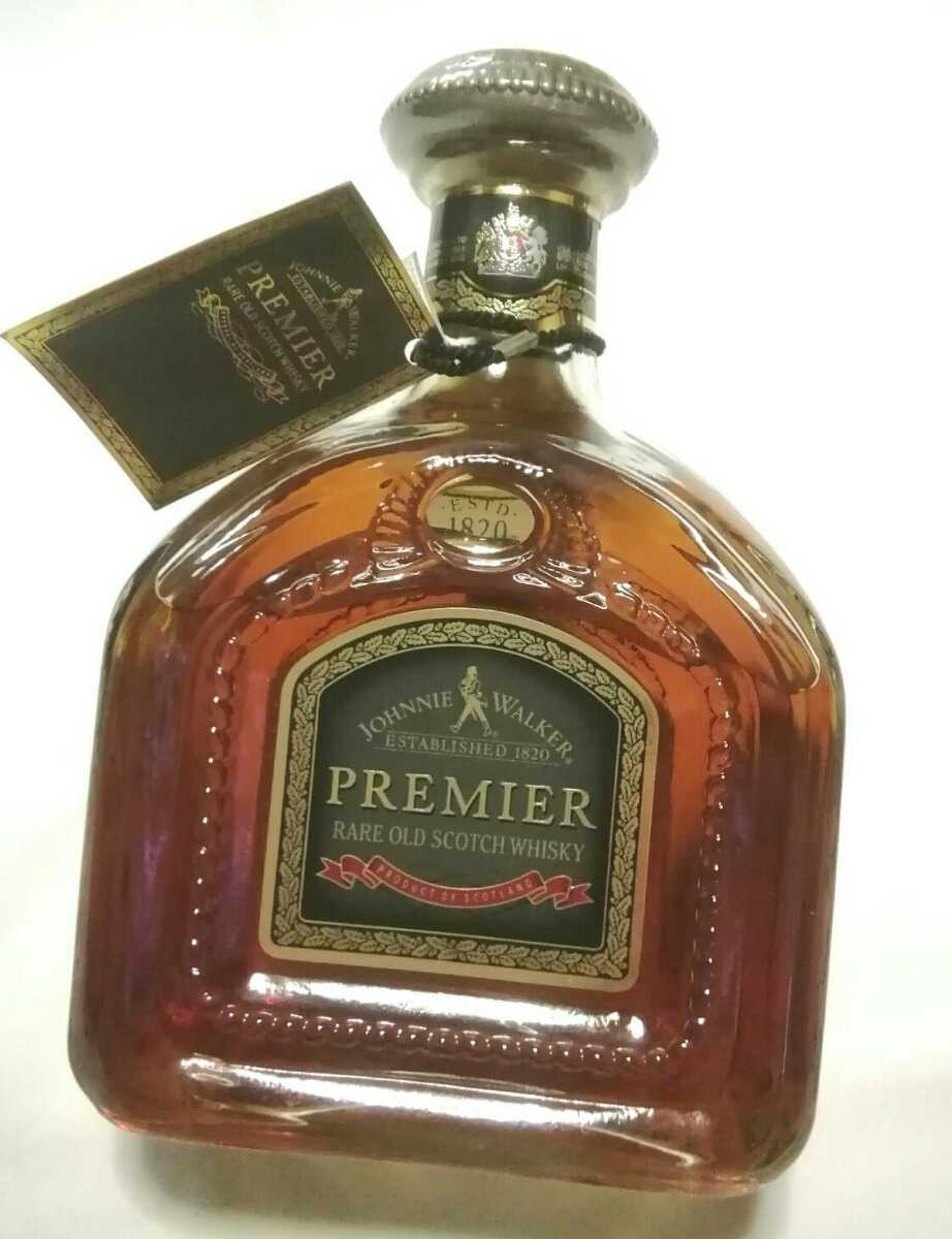 超激得，定番 Johnny Walker PREMlER スコッチウイスキー フルボトル 冊子付 超 750ml 43度(スコッチ)｜売買されたオークション情報、yahooの商品情報をアーカイブ公開 - オークファン スコッチ