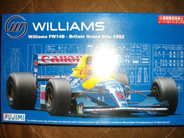 フジミ1/20 ウィリアムズルノーFW14B 1⁄20 FW14B | イギリスGP