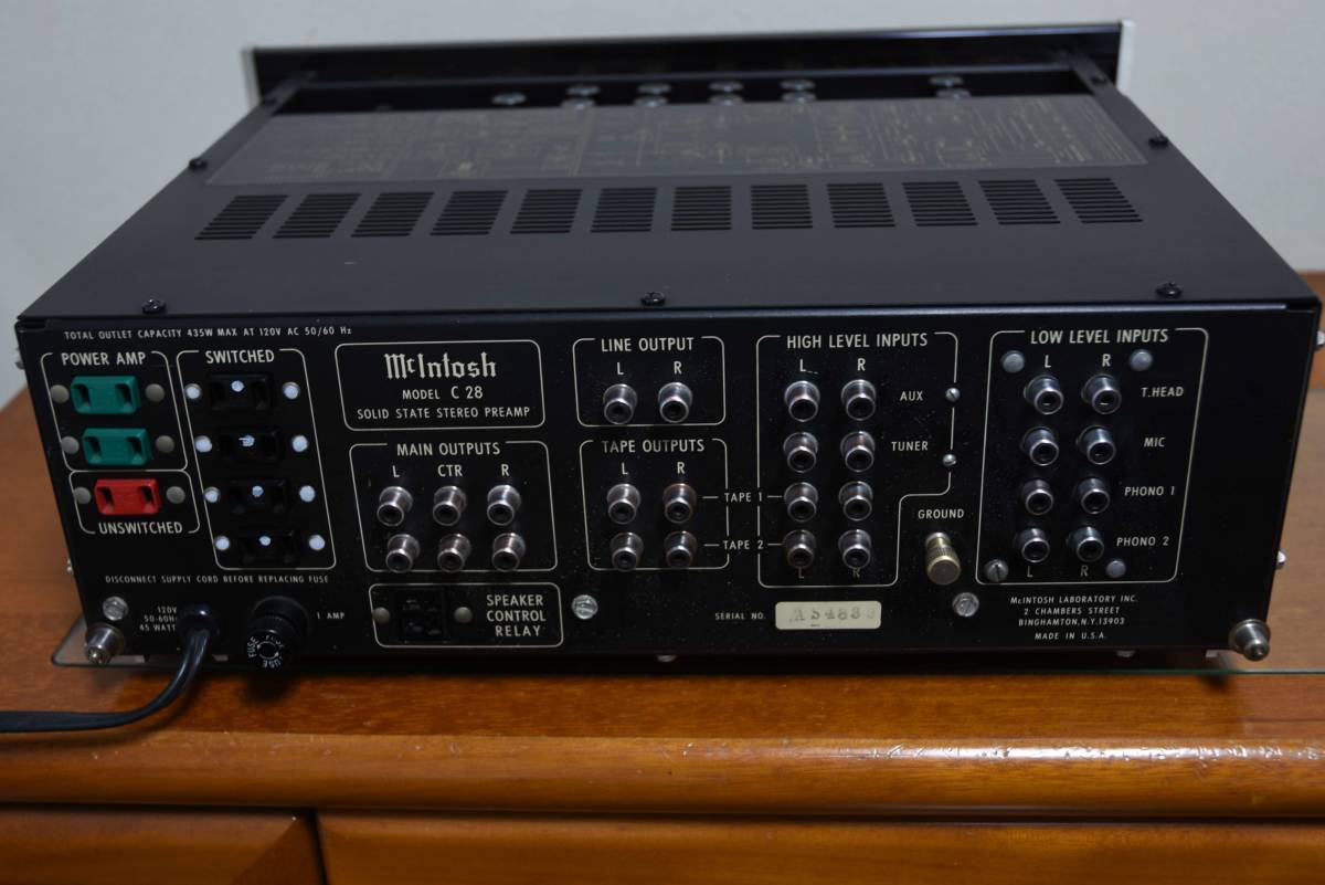 McIntosh C28 / 正規輸入品 / 日本語取説（コピー） / 動作確認済