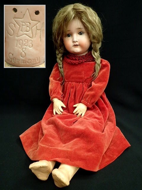 SH PB 1923 8 germany/ビスクドール ドイツ 人形 女の子 全長:58cm