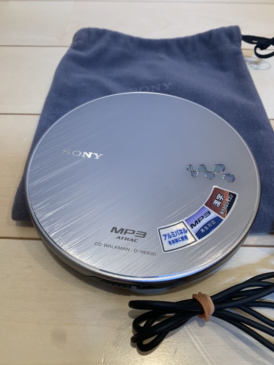 CD WALKMAN ソニー CDウオークマン SONY D-NE830 中古動作品