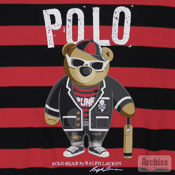 ポロ ラルフローレン POLO Ralph Lauren 赤 黒 ボーダー ミレニアル 