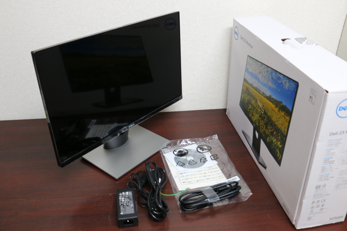 展示美品 DELL ディスプレイ モニター S2316H 23インチ/VGA，HDMI
