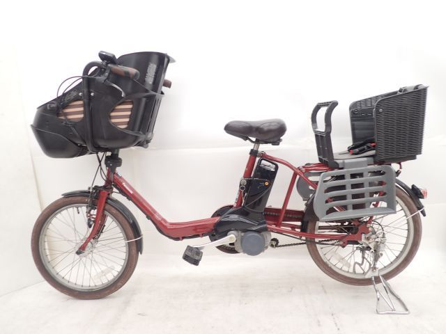 【本物保証，送料無料】 Panasonic 電動アシスト自転車 ギュット ミニ DX BE-ENMD036R 3人乗り対応 バッテリーリコール対応済み パナソニック 5E1A6-1(電動アシスト自転車)｜売買されたオークション情報、yahooの商品情報をア 電動アシスト自転車