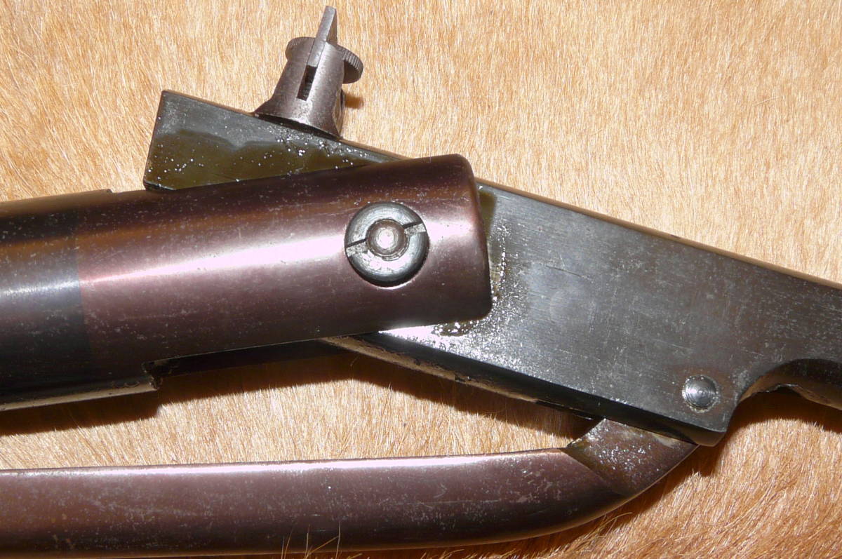 非常に状態の良い昔の中折れ式空気銃＞＞ 空気銃 中折れ