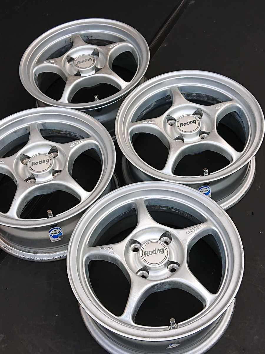 ENKEI Racing RP-01 14×6JJ+38 4H-100 エンケイ レーシング シルバー