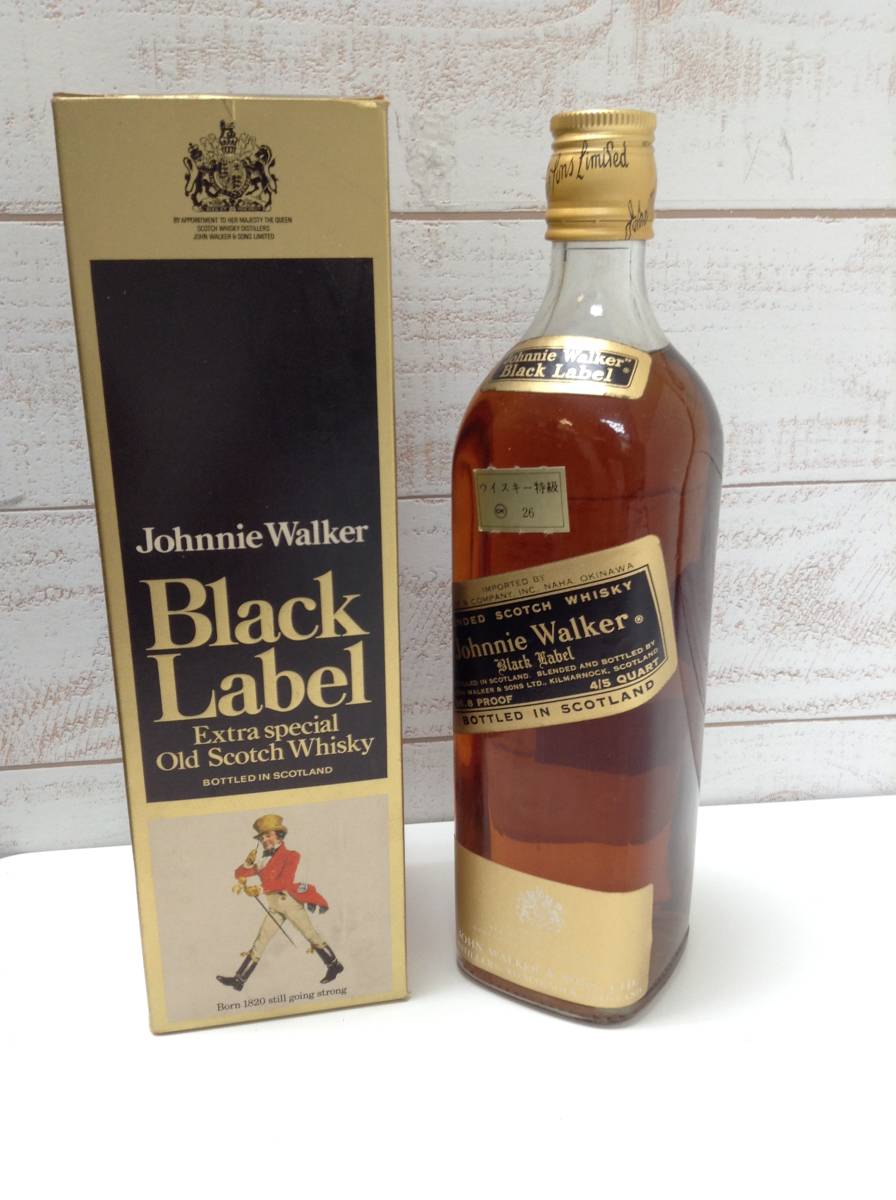 定番，限定セール 4421 未開栓 ジョニーウォーカー 黒ラベル 金キャップ 古酒 760ml 43度 スコッチ ウィスキー 長期保管 現状品(スコッチ)｜売買されたオークション情報、yahooの商品情報をアーカイブ公開 - オー スコッチ