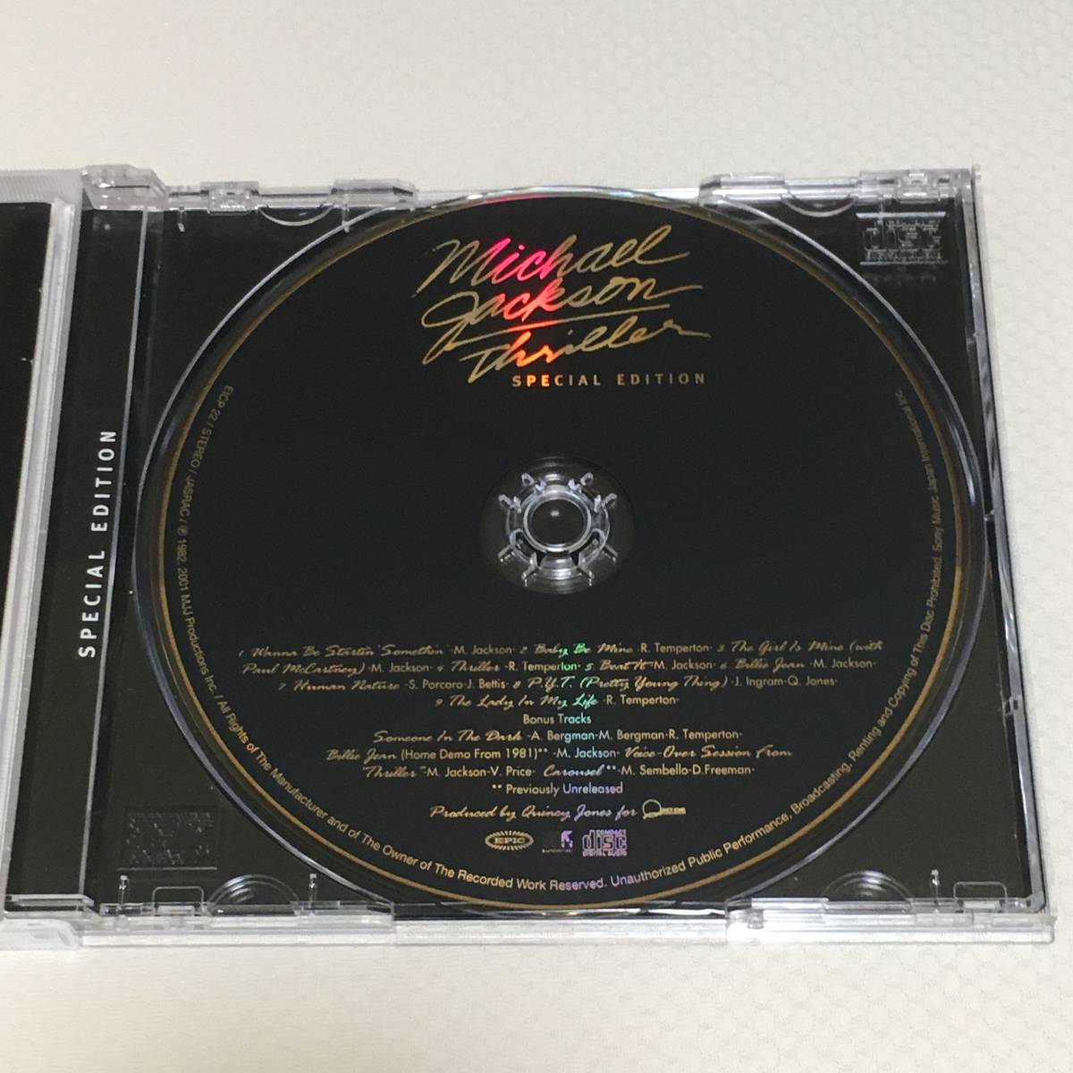 未開封) マイケル・ジャクソン「THRILLER」(GOLD CD) 未開封) マイケル