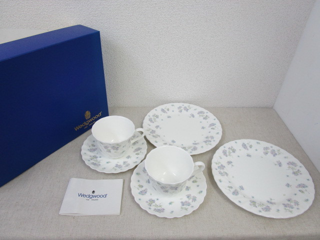 ウエッジウッド エイプリルフラワーシリーズ お皿セット ウェッジウッド 花柄 WEDGWOOD（食器）のフリマアイテム一覧 Wedgwood