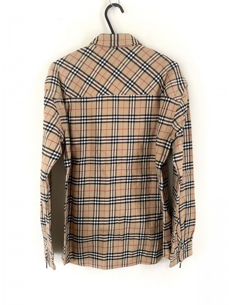 値下げBurbery Blue Label ベージュ チェック柄フードコート38 バーバリーブルーレーベル ベージュ チェック柄 ジップアップ ブルゾン