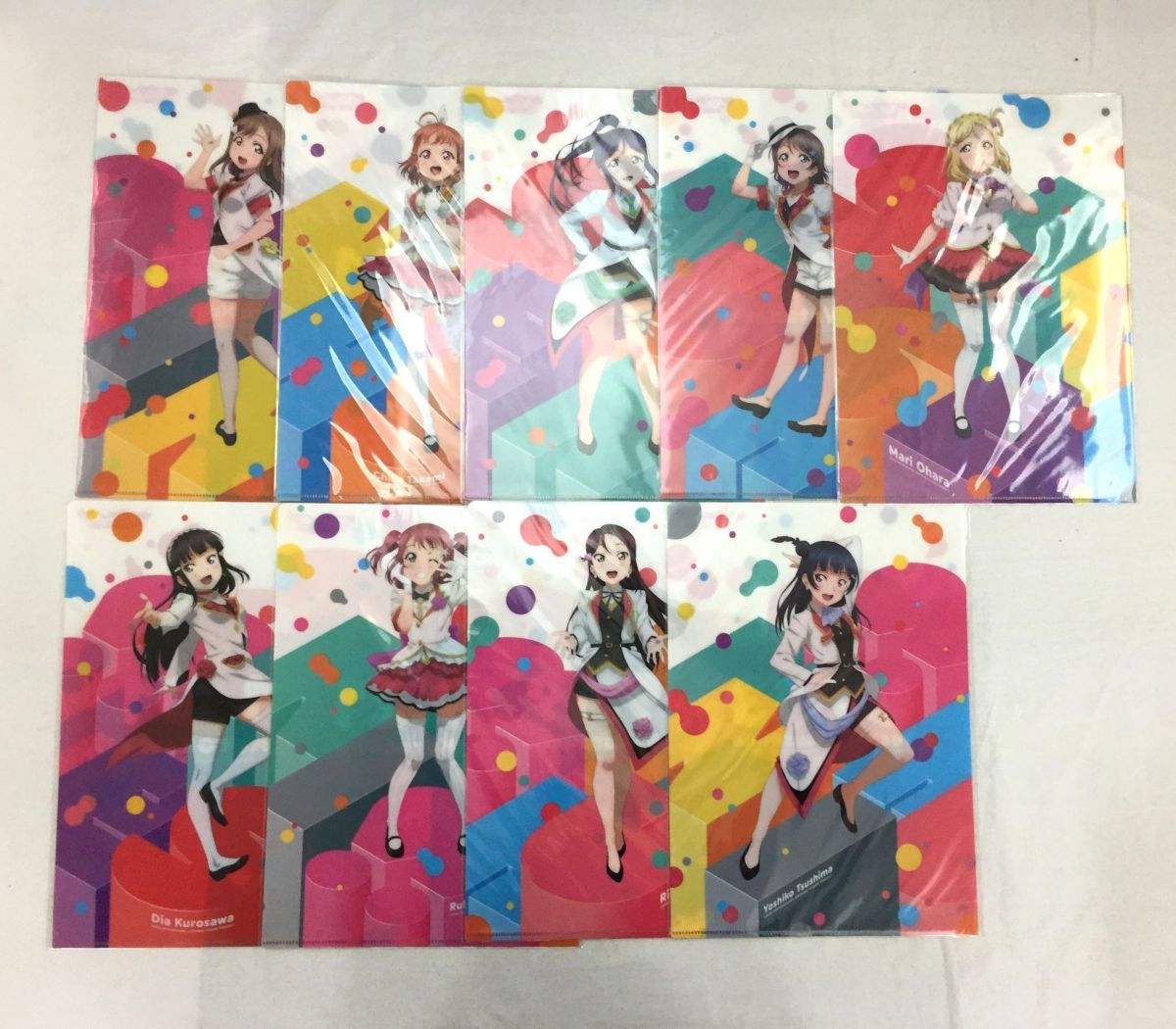 ラブライブ！サンシャイン!!』A4クリアファイル全10種 – 報知 A00