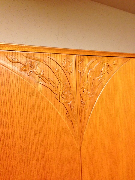 綺麗【最高峰府中家具MATSUSO/松創 作家物高級洋服箪笥】欅/桐(洋