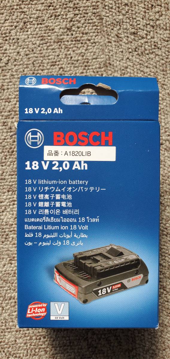 【大得価，高品質】 5574 開封済み BOSCH ボッシュ リチウムイオンバッテリー A1820LIB(電動工具)｜売買されたオークション情報、yahooの商品情報をアーカイブ公開 - オークファン その他