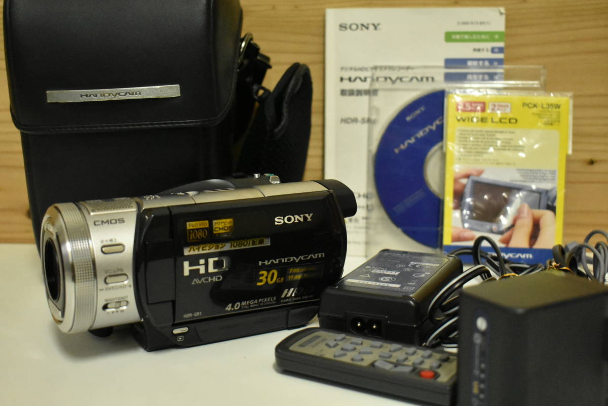 動作確認済☆売り切り品】SONY HANDYCAM HDR-SR1 デジタルHDビデオ