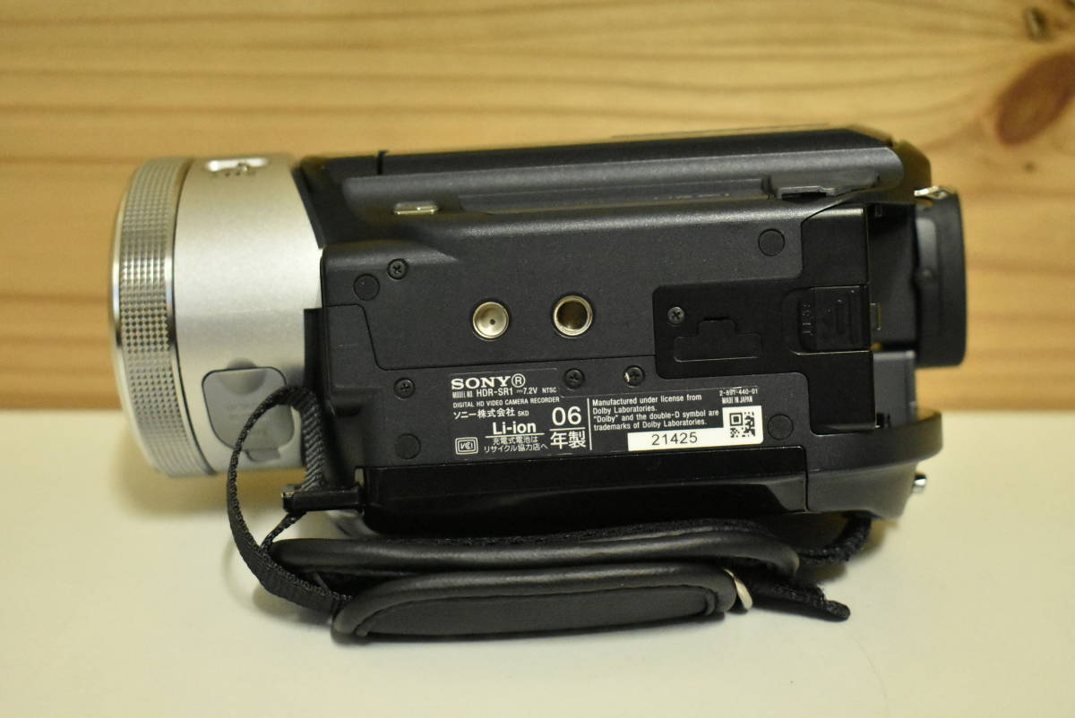 動作確認済☆売り切り品】SONY HANDYCAM HDR-SR1 デジタルHDビデオ