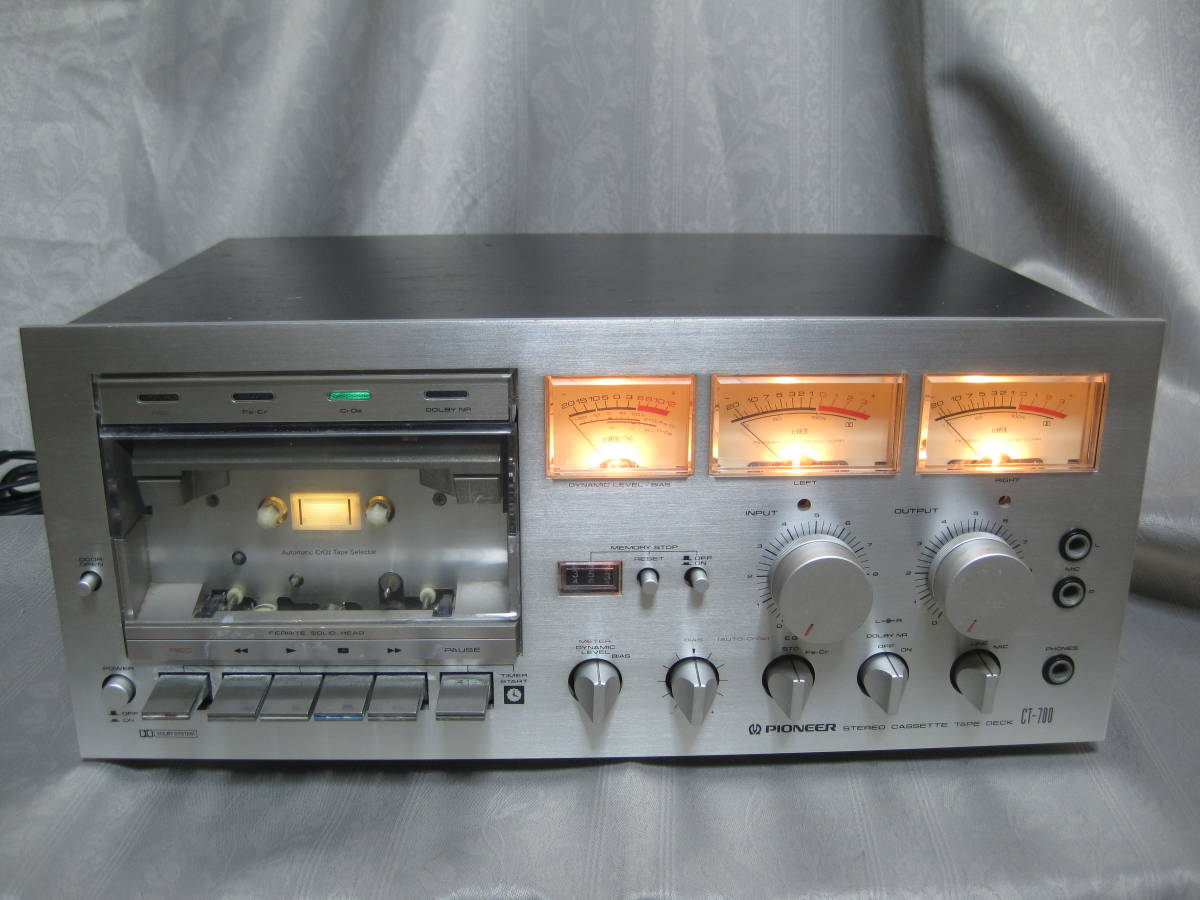 Pioneer CT-700 カセットデッキ ジャンク パイオニア D714-M33 PIONEER