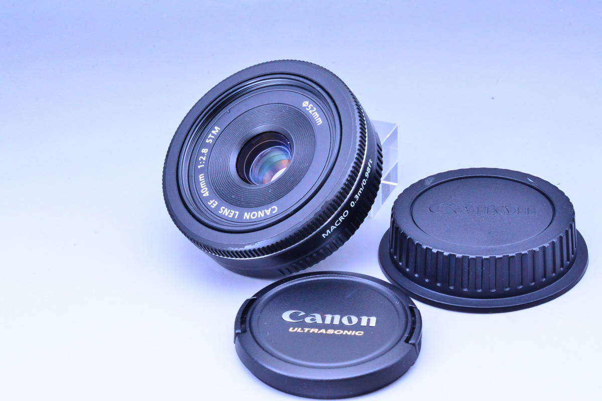 極上品・女性ワンオーナー品】Canon キヤノン EF 40mm F2.8 STM 単焦点
