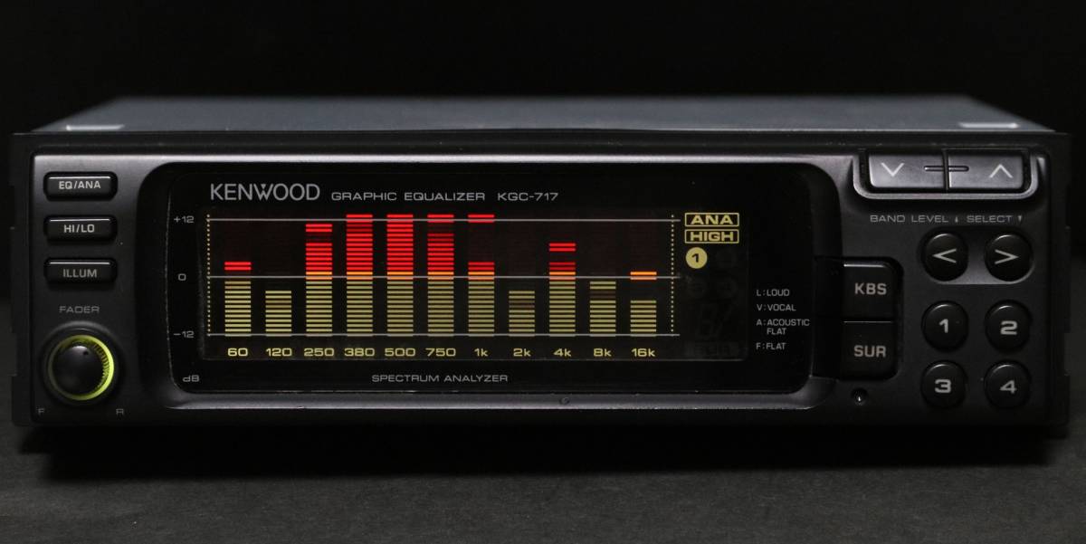 当時物 KENWOOD KGC-717 KENWOOD KGC-717 グラフィックイコライザー